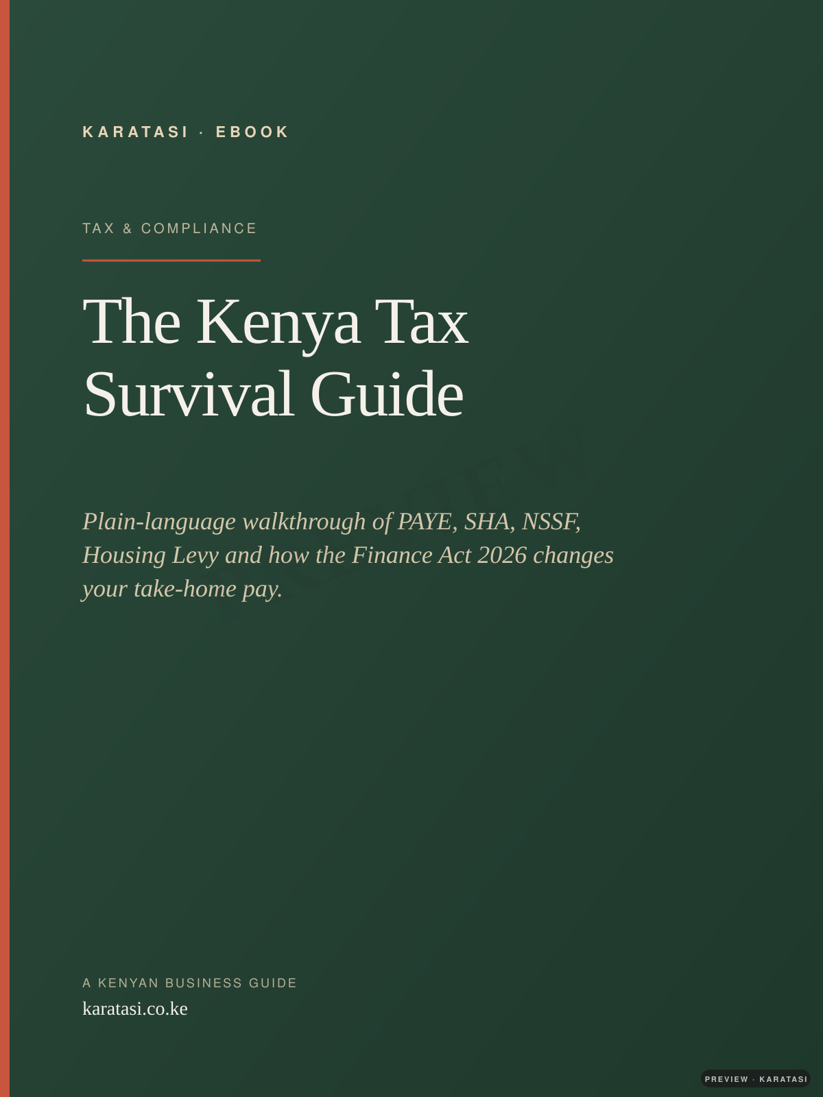 The Kenya Tax Survival Guide cover preview