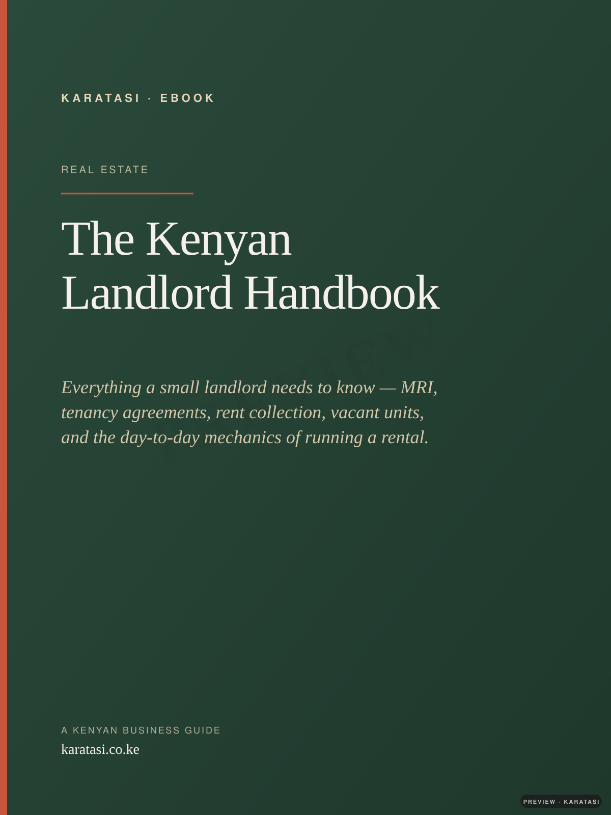 The Kenyan Landlord Handbook cover preview