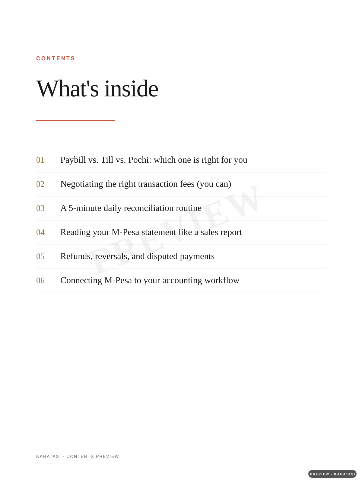 M-Pesa for Business Mastery preview page 2