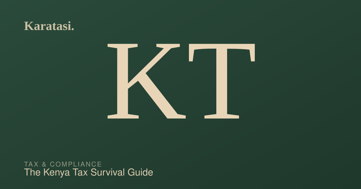 The Kenya Tax Survival Guide cover preview