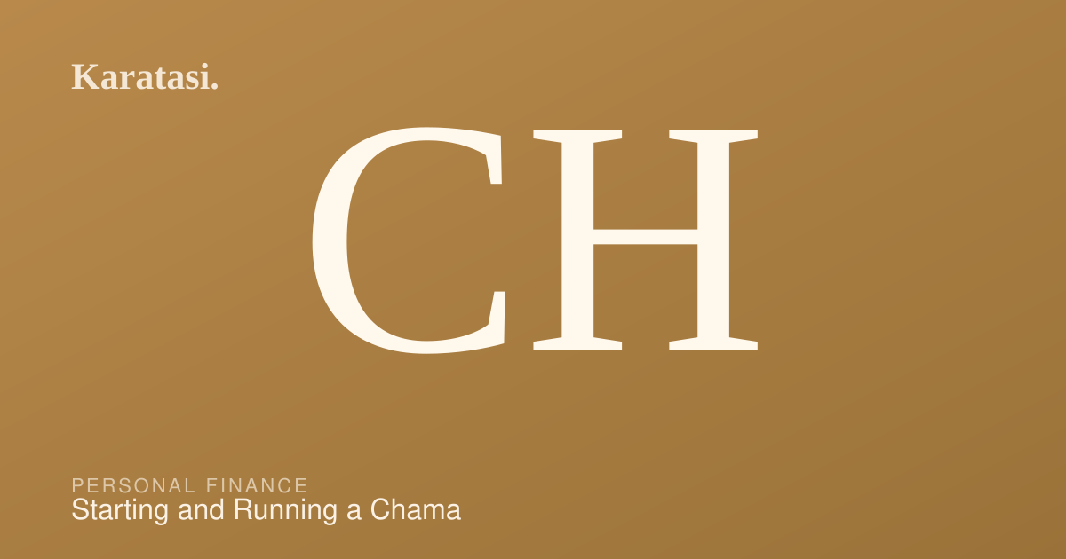 Starting and Running a Chama cover preview